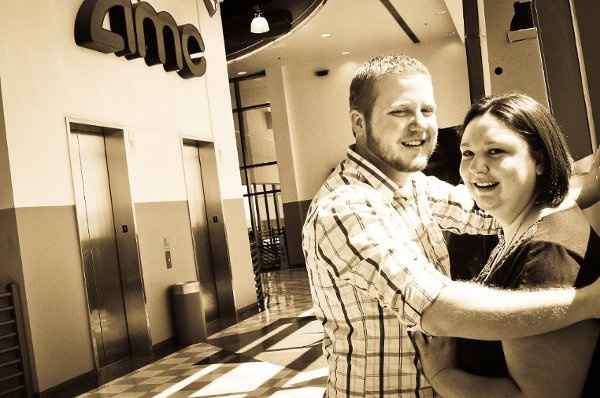 Movie Theatre Engagement Shoot! :)