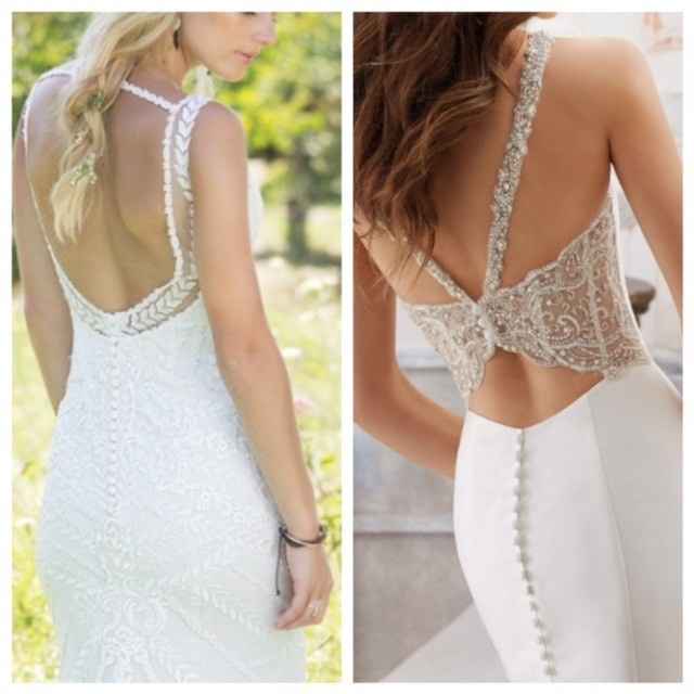 Battle of the Backs - 2 dresses
