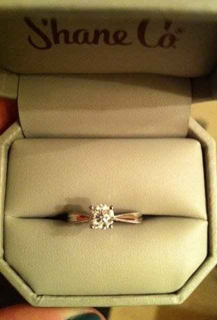 I'd love to see everyone's engagment rings.