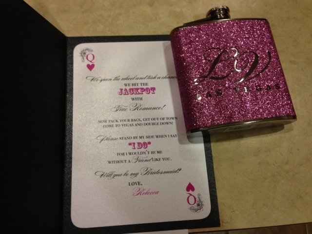 Look at my "Ask the Bridesmaids" cards!