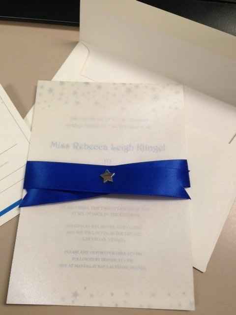 My invites are in! (pics)