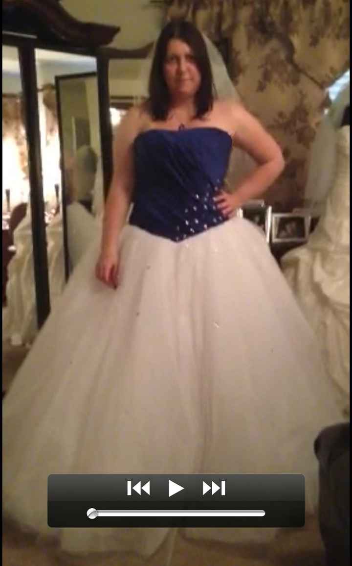 Finally - dress back from alterations - pics
