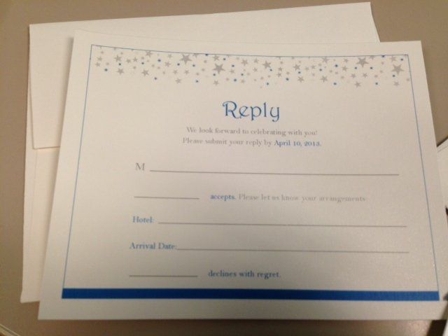 My invites are in! (pics)