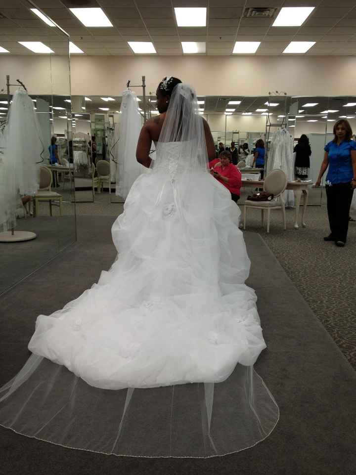 Weird OBSESSION: I love seeing brides in their ACTUAL dresses :)