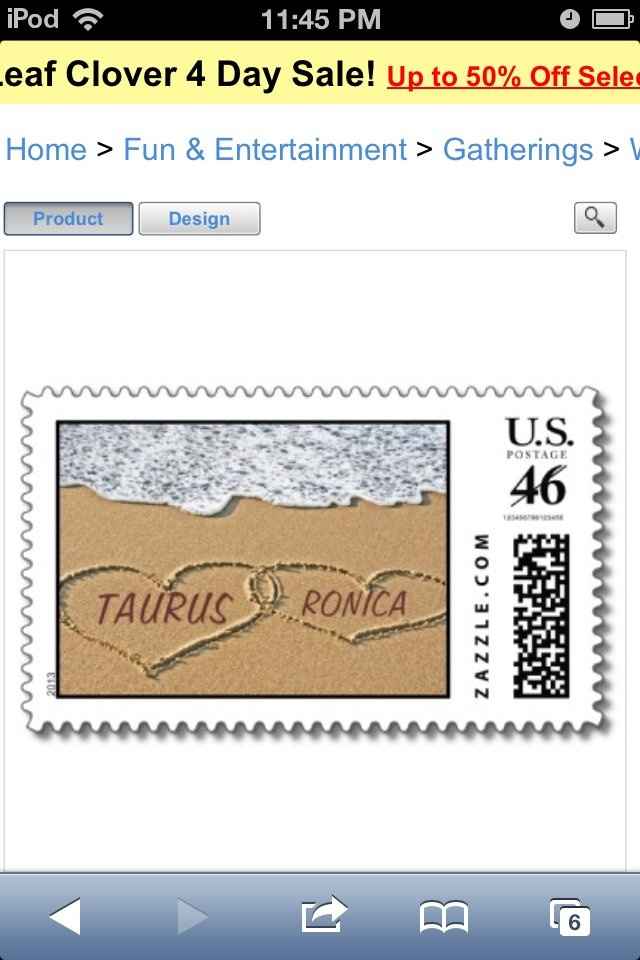 Postage...cute or doesn't matter?