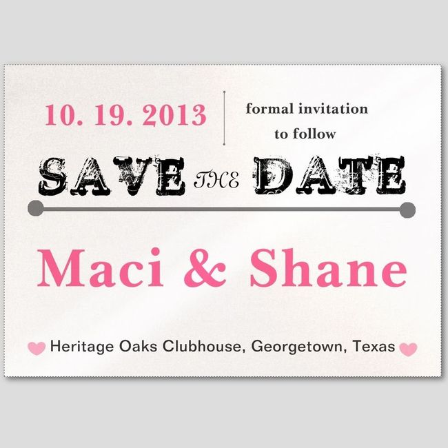Did your STD and Invitations match? Please share :)