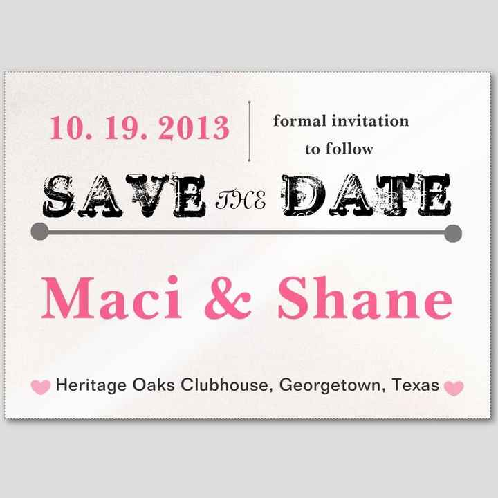 Did your STD and Invitations match? Please share :)