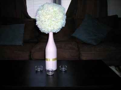 DIY Centerpiece trial 1: Opinions needed PLEASE!