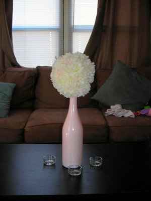 DIY Centerpiece trial 1: Opinions needed PLEASE!