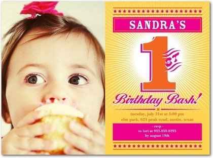 NWR: Need input on invites for DD's 1st B.day?