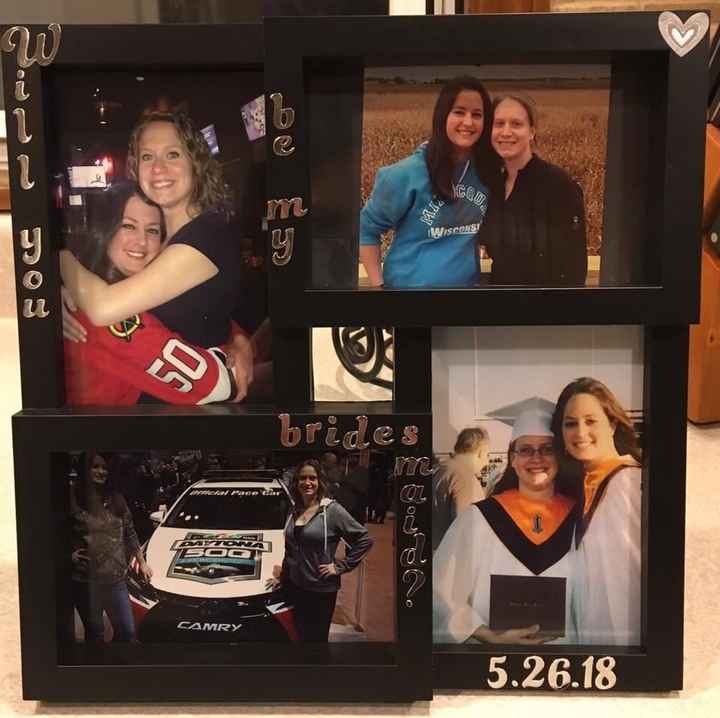 Choosing and asking bridesmaids....