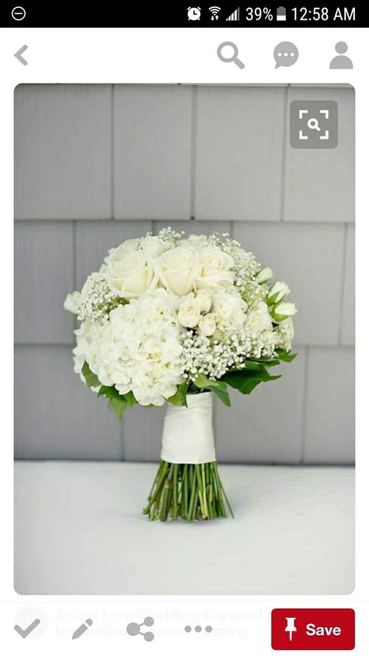Bridal Bouquet, white or color?