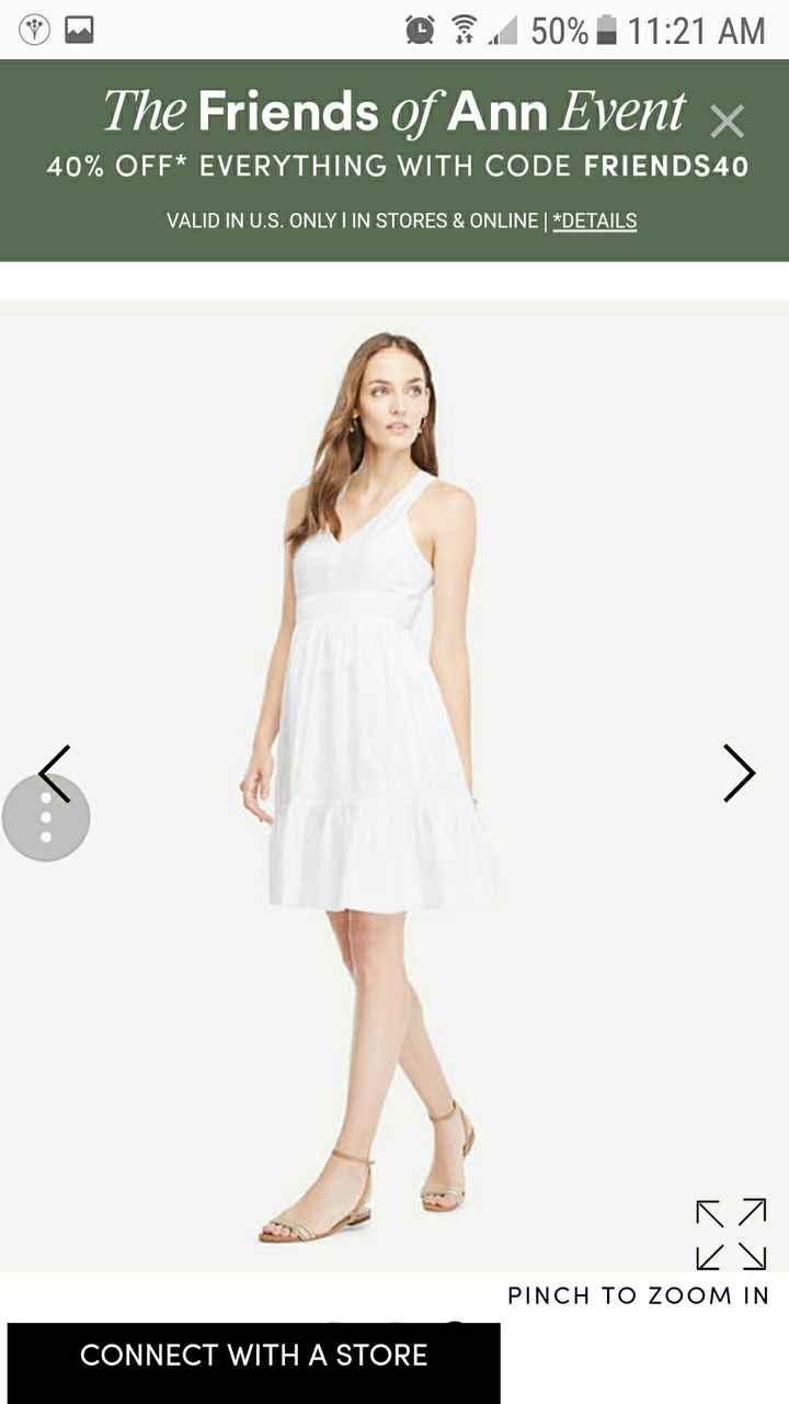 Rehearsal dinner dress