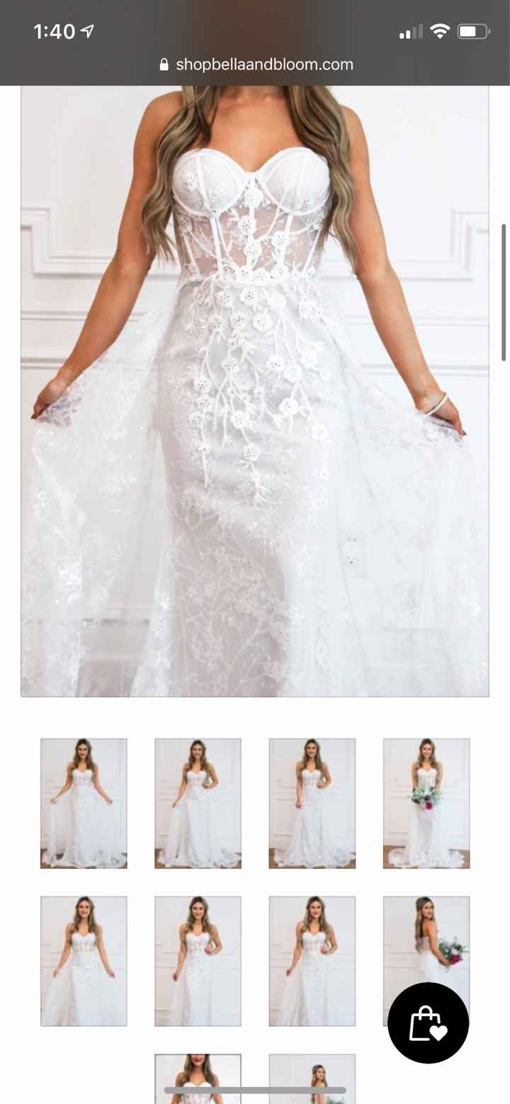 Wedding dress sleeves - 1