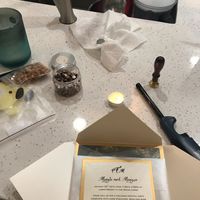 Wax Seal in progress