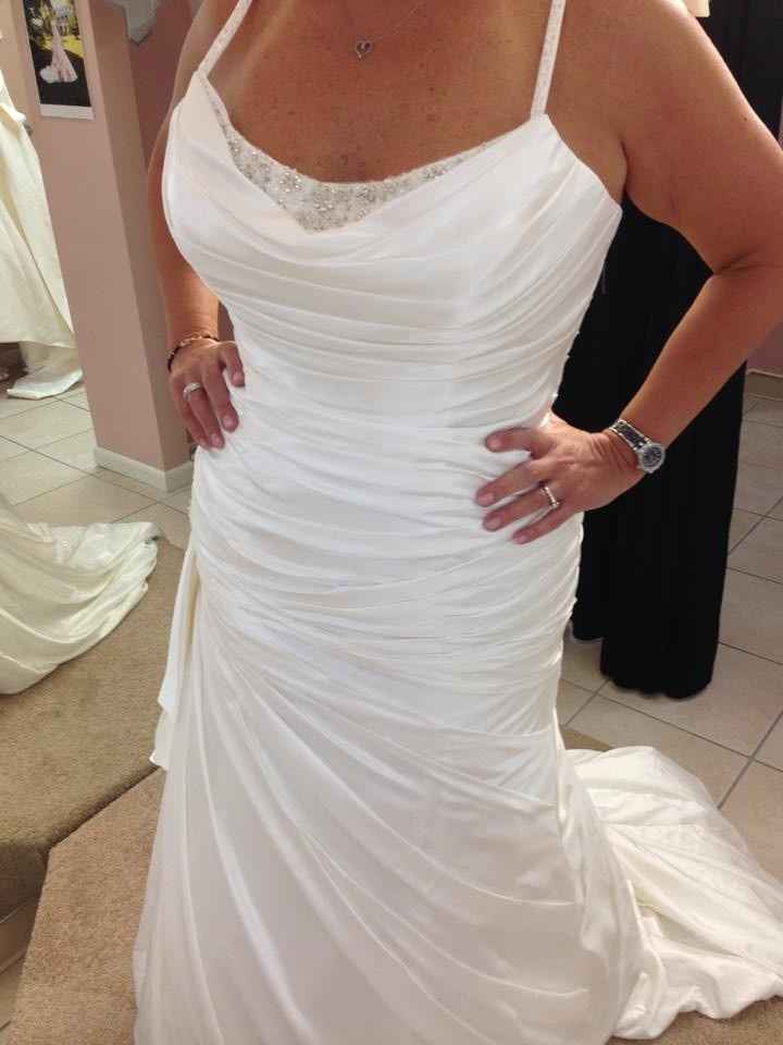 I said "Yes to the dress!"