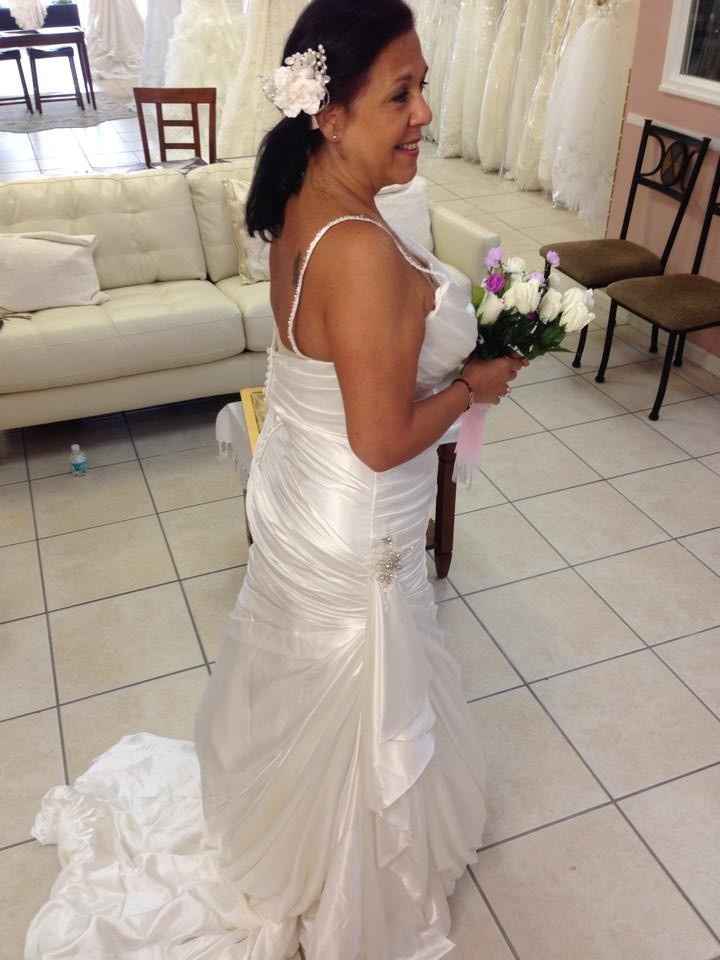 I said "Yes to the dress!"