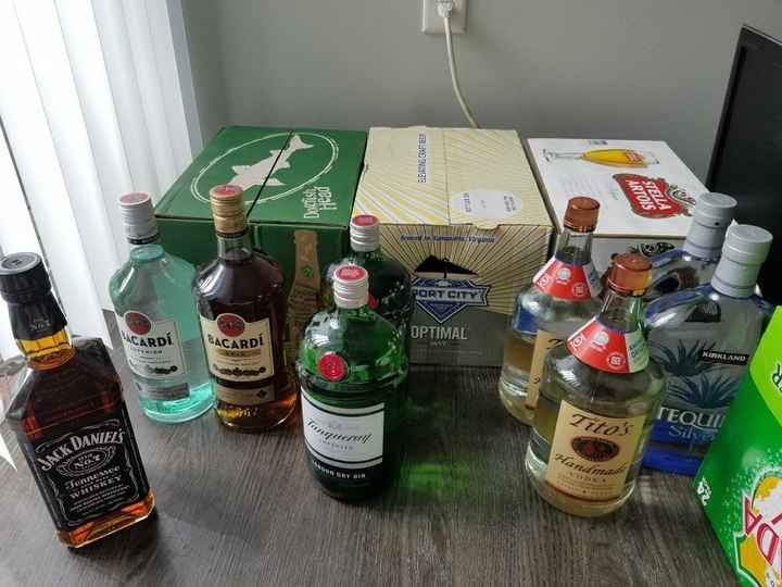 How to stock the open bar?