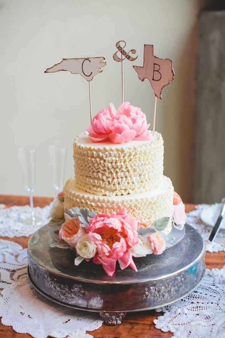 1st DIY - states cake topper