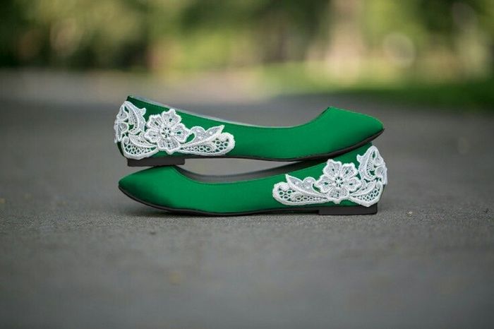 Ladies who wore flats on their big day