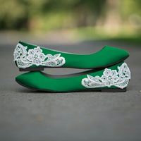 Ladies who wore flats on their big day