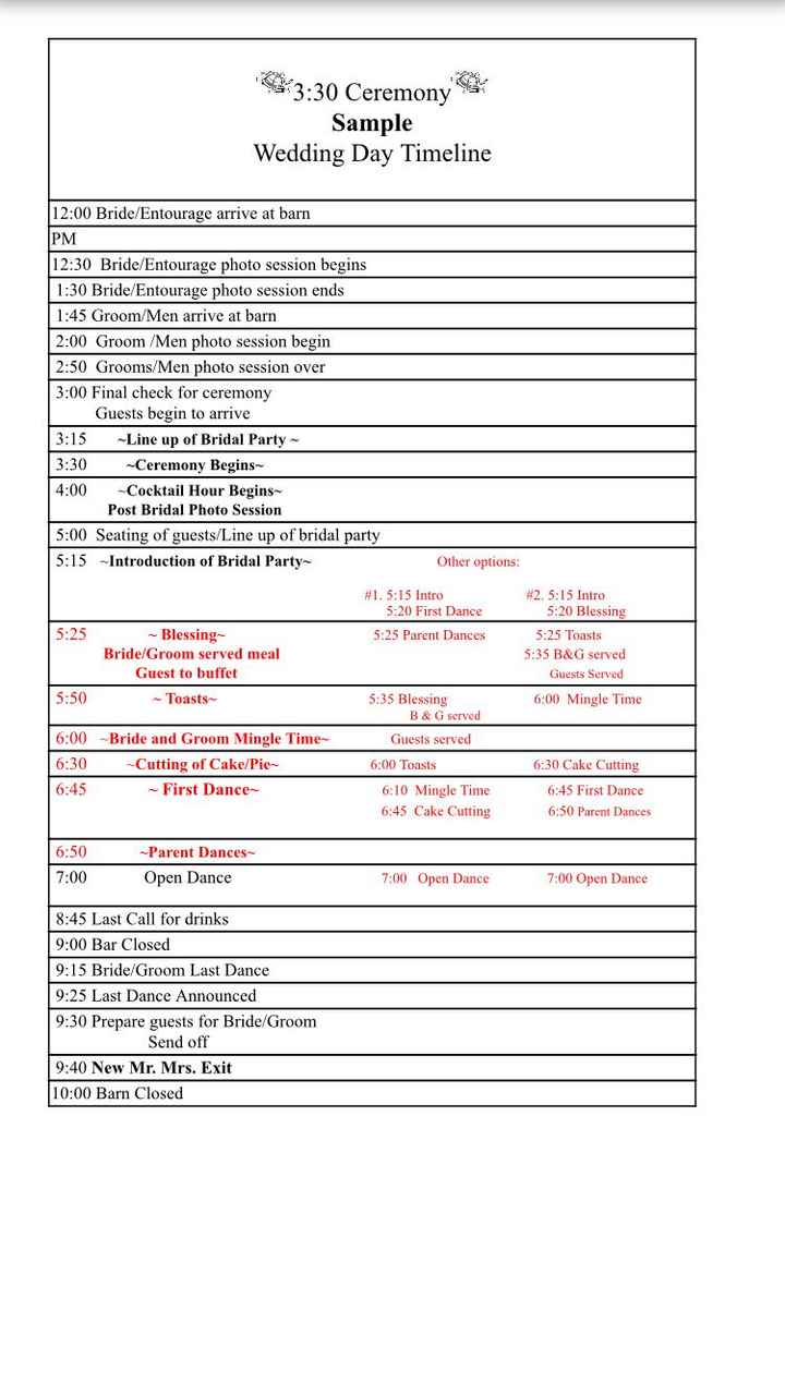  My Run Of Show... Help - 1