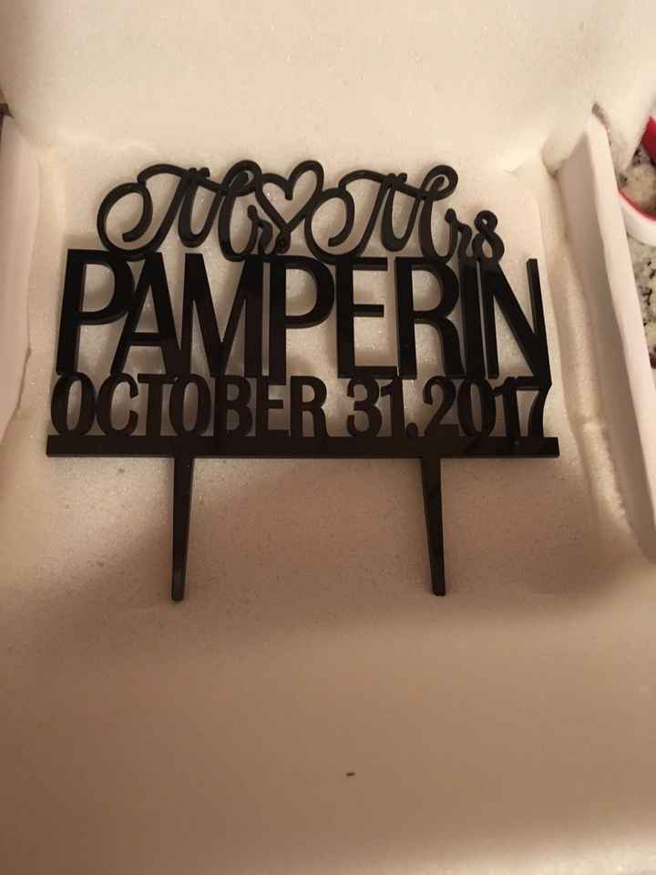Cake Topper Question