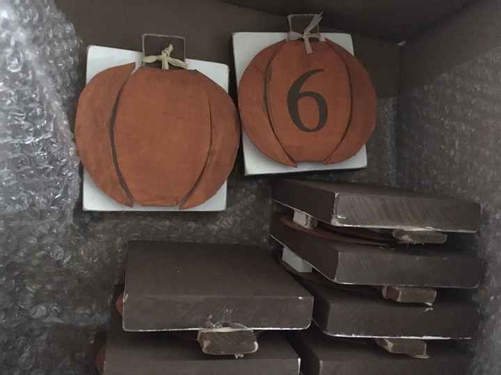 Looking for cute/unique table number ideas!