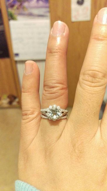 Engagement ring/wedding ring