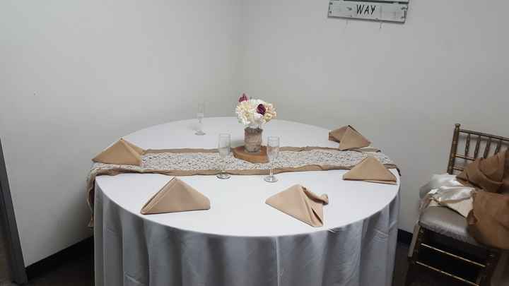Table set up appointment