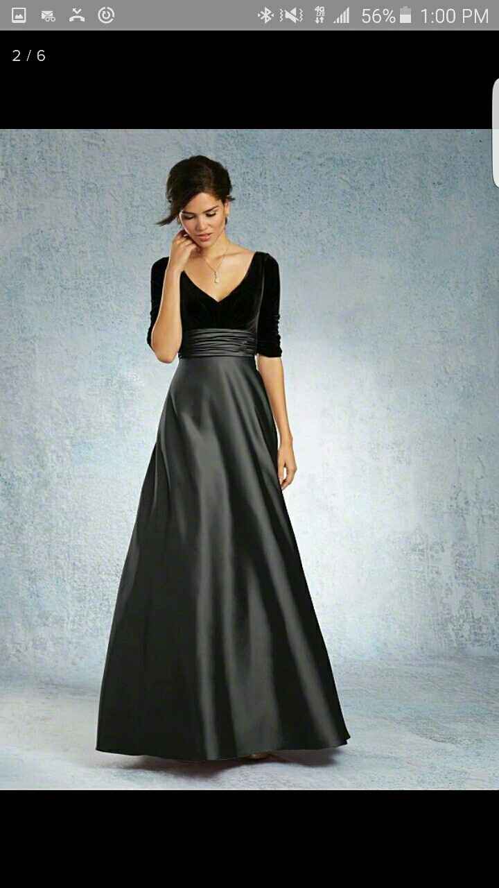 Long black  BM dresses