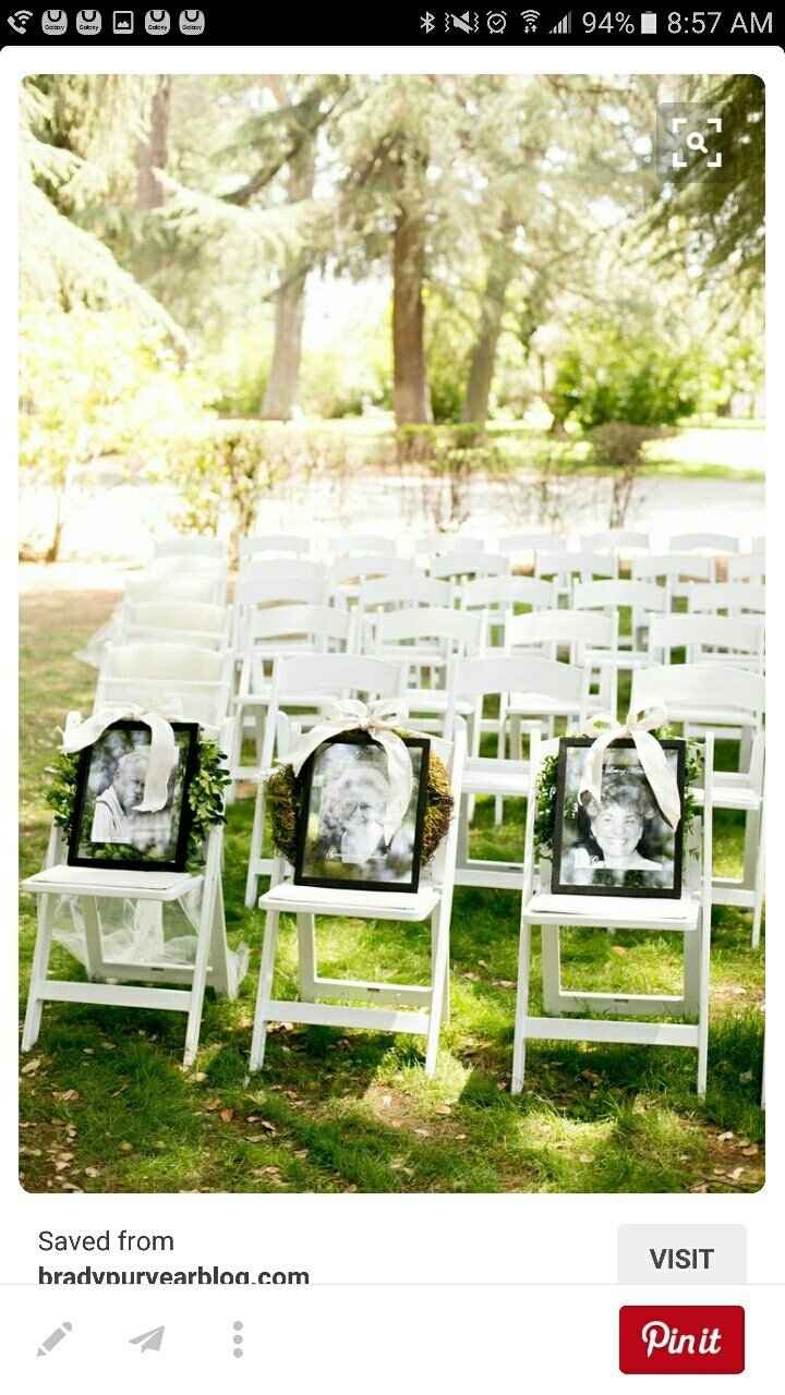 Need advice on remembering family member during wedding