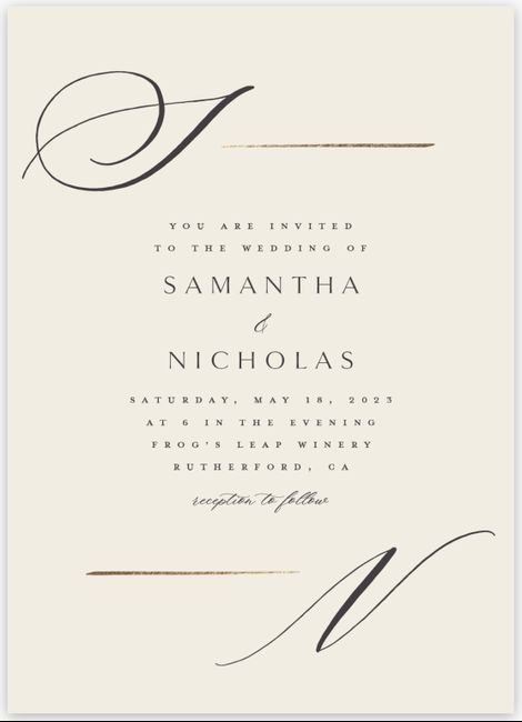 Wedding invitations looking for inspiration 1