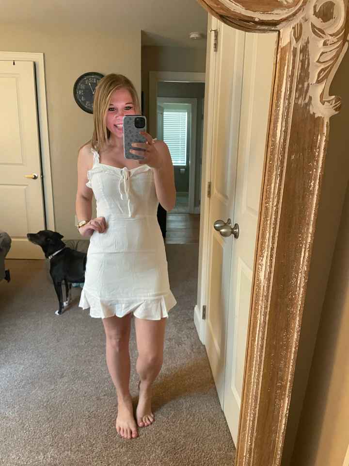 Bridal shower and rehearsal dinner outfits - 1