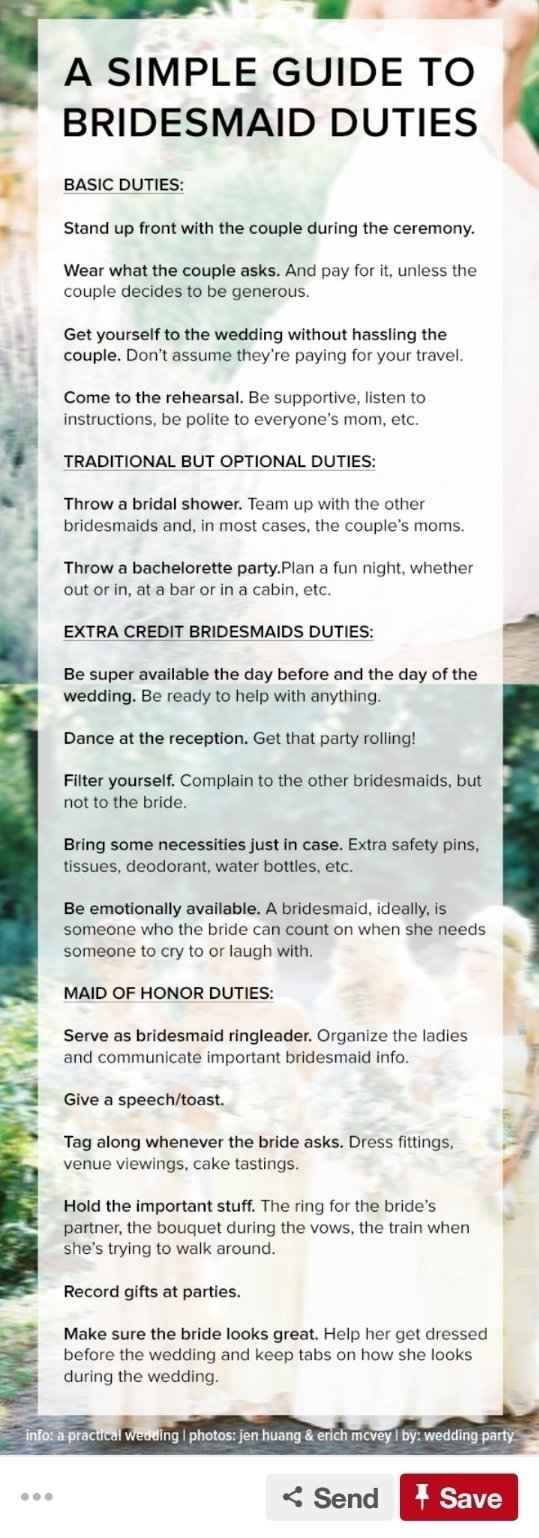 Bridesmaid rules? - 1