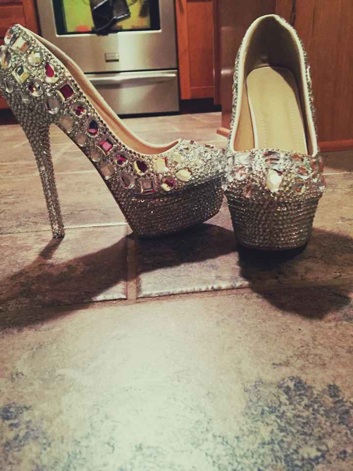 Heels with outdoor lawn ceremony