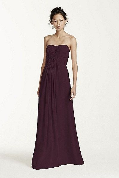 Strapless David's Bridal Bridesmaid Dresses?