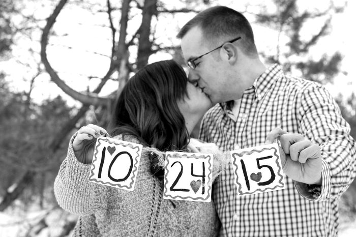 Engagement photo props