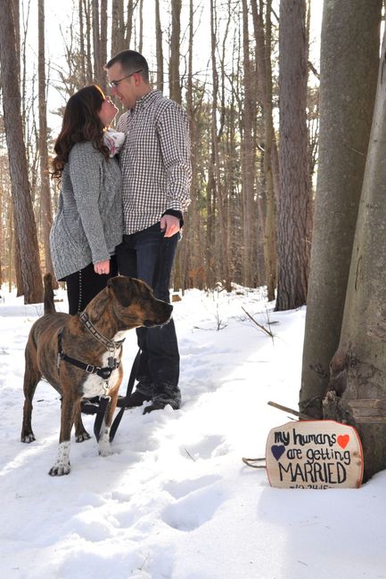 Engagement photo props