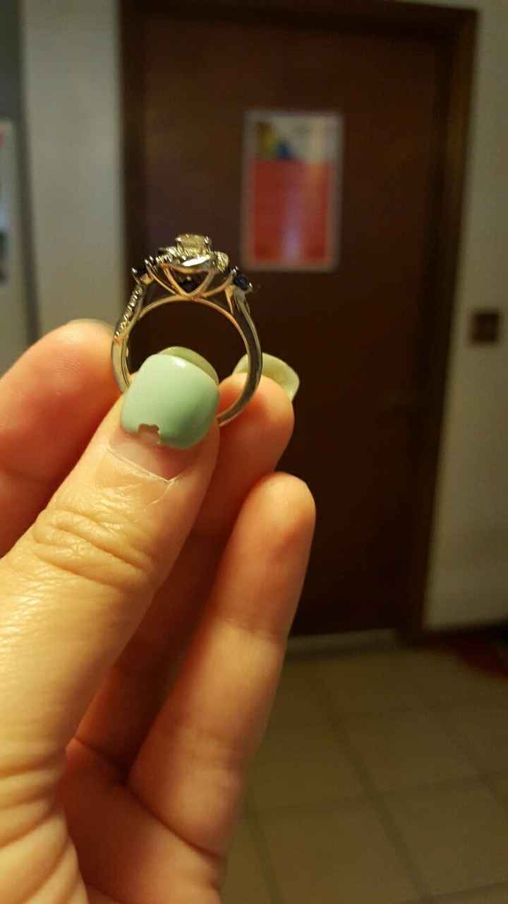 Top heavy rings.