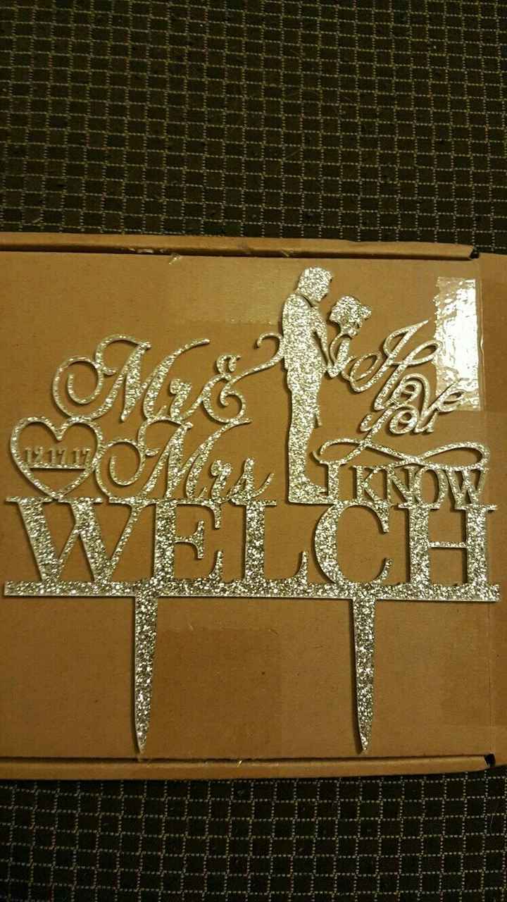 Let's see your cake toppers !