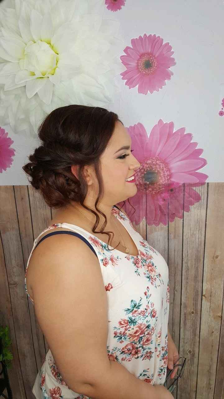 Hair Inspiration vs. Trial/Wedding