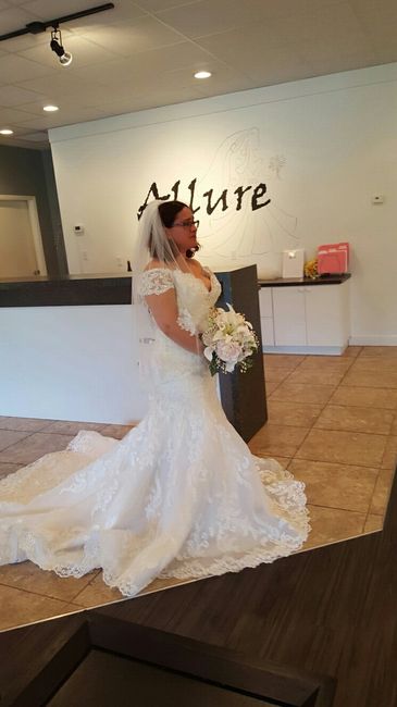 Any plus size brides think they rock their dress better than the model?