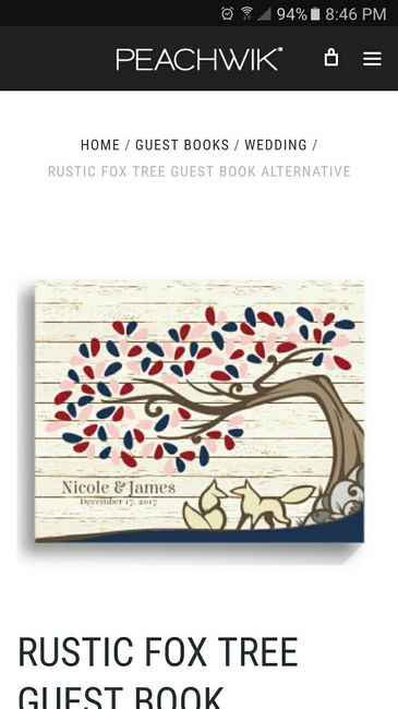 Traditional or non-traditional Guestbook?