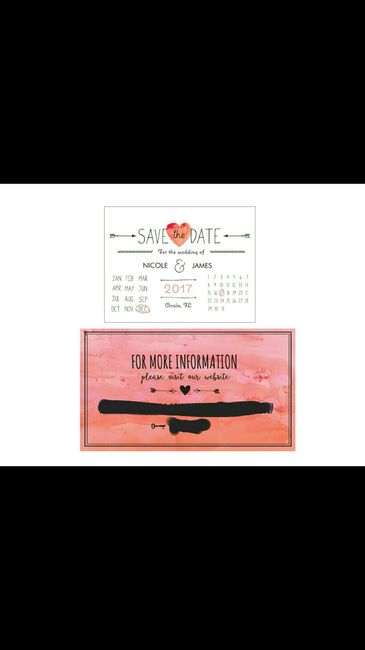 Let's see those Save the Dates and invites!