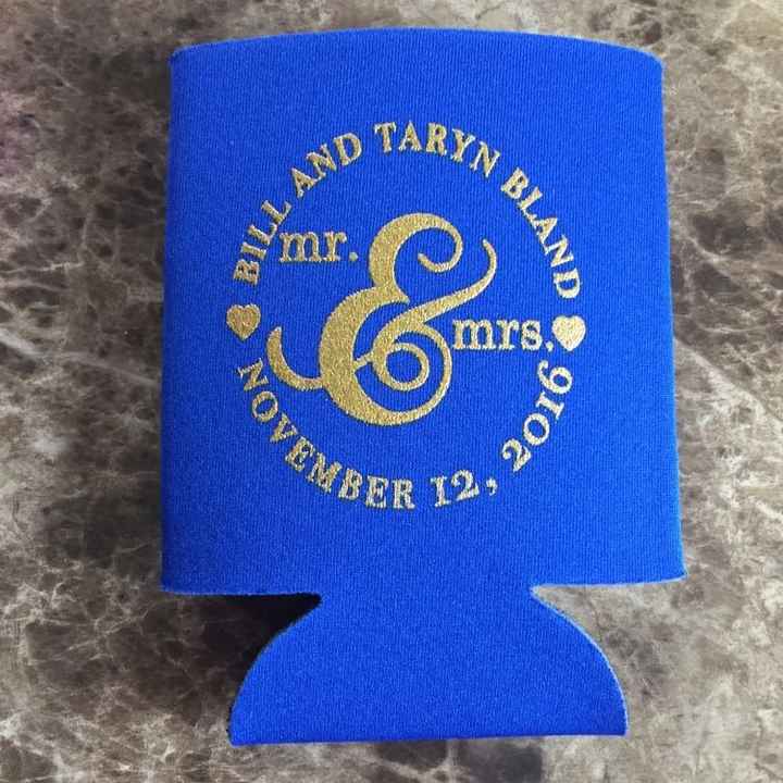 Koozies as Favors