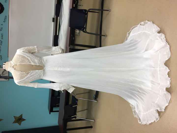 Not MY mom’s wedding dress PART TWO!