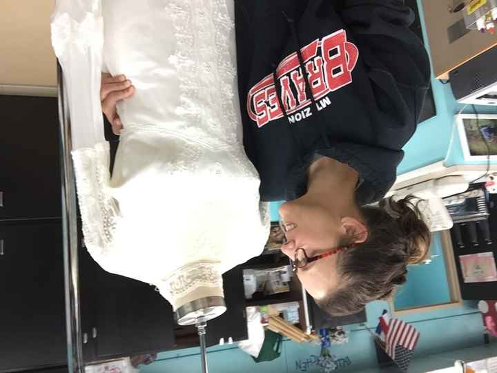 Not MY mom’s wedding dress PART TWO!