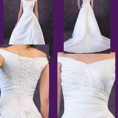 post your wedding  dress pic thanks.