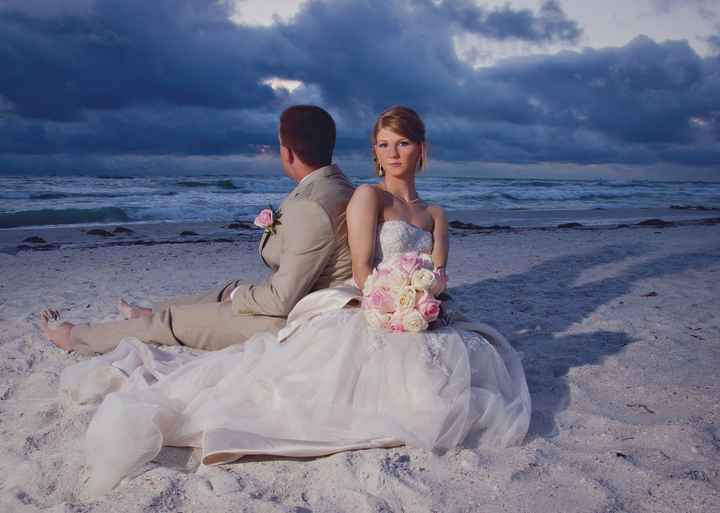 Cinderella dress on beach???